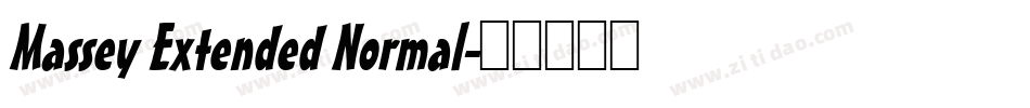 Massey Extended Normal字体转换